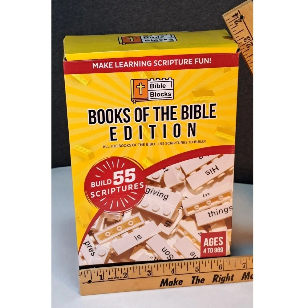 Bible Blocks Books of the Bible Edition 300pc Building Set‎ 55 Scriptures